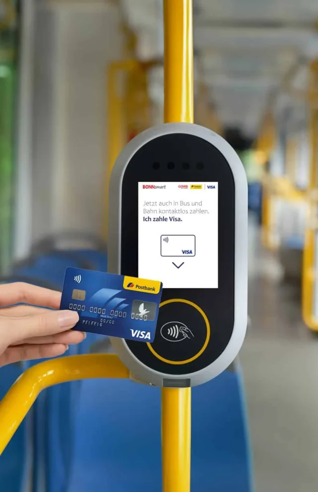 Validation sans contact dans les transports